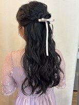 バースアンドブルーム(Birht&Bloom) ハーフアップ巻き下ろし