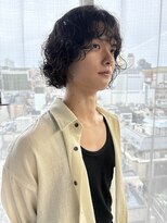 ヨロヘアー(YOLO hair)&nbsp;メンズ　ボブパーマ　前髪パーマ