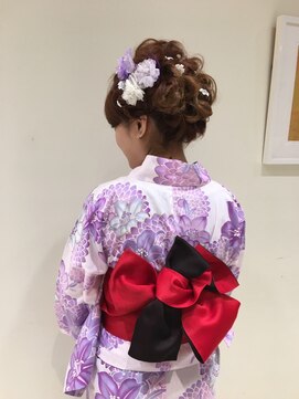 美容室 アネックス(ANNEX) 夏祭り、浴衣でお出かけしてみませんか？(三重紐使用)