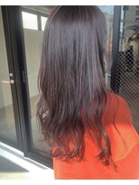 フィゼル 福島店(fizelle)&nbsp;ツヤツヤブランジュカラー＊池本弥桜