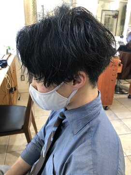 キャンバス バイ ネオリーブ 横浜西口(Canvas by neo.) 横浜★前下がりミディアムナチュラルスパイラル