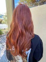 ヘアメイク アージュ 堀南店(hair make age) オレンジカラー