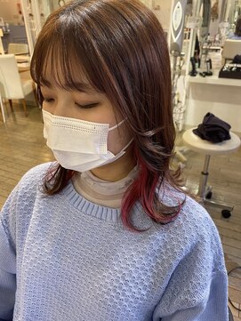 ヴァンカウンシル 国立店(VAN COUNCIL) ワンブリーチ×ピンクカラー