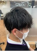 時短アイブロウ_センターパート, サイドパート,韓国マッシュ