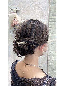 オラ ボーテ(Aura Beaute) 『AuraBeaute 京都』結婚式 お呼ばれヘア アップスタイル