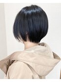 ちょっと前下がりなグラボブショート
