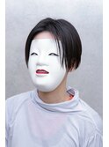  センターパート刈り上げ女子リヴァイヘア【coma中野】