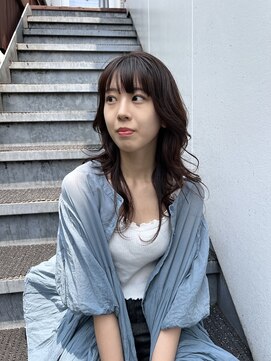 ロカ 表参道(loka) レイヤーカット/グレージュ[表参道/ブリーチ/ハイライト]Mai