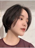 ニュアンス ショートボブ【ボブ/ひし形ボブ/大人ショートボブ】