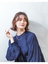 ソワン ド ブランシュ ライフ 八戸ノ里店(Soin de Blanche LIFE) シースルーバンク大人くびれボブ　20代/30代/40代/50代