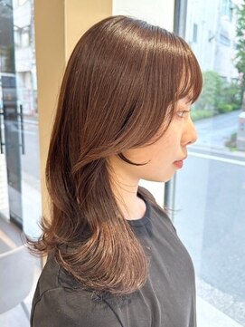 ミズチャーム(Ms.CHARM) 似合わせレイヤー/ミルクティーアッシュブラウン
