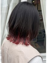 サンクチュアリー ウィズ コネクト(Sanctuary with connect) ウルフカット×インナーカラー