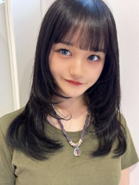 ミミヘアーガーデン(mimi hair garden) ザクザクレイヤー×ワンカールレイヤー