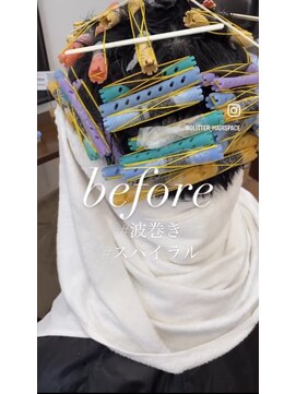 グリッター (Glitter) 30代40代50代60代☆ 大人女性×クリームパーマ