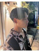 オムファミーユラグ(homme, famille raugh) 前下がりトランクスヘア