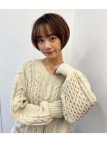 ルネ 北千住(Renee)&nbsp;ショートヘア_レイヤーショート_ベージュカラー