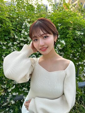 ジーナ 吉祥寺(Zina) 髪質改善＊マロンブラウンマッシュショート＊美髪【Zina吉祥寺】