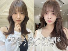 ミディアム・ロングもお任せください！小顔効果◎[ミディアム/ロング/似合わせ/韓国/顔周り]