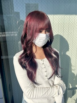 ザ オーダー(THE ORDER) ブリーチなしボルドーカラー チェリーレッドエンドカラー