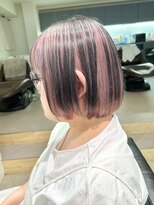 リグリー(regree)&nbsp;ミニボブ/ぱつっとボブ/ローライト/デザインカラー/髪質改善
