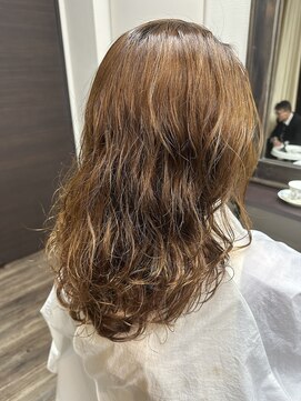 美容室クロシュ デジタルパーマ　ロング