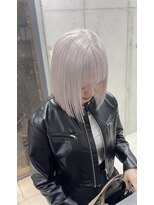 クヴェルアンドコー(Kvell&Co.)&nbsp;ホワイトミルクティー×ボブ　心斎橋・南船場