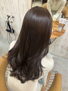 ロンドアジュール 横浜(Lond azur) イメチェン外ハネボブ美髪ワイドバング顔周りレイヤーカット