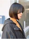 切りっぱなしボブ