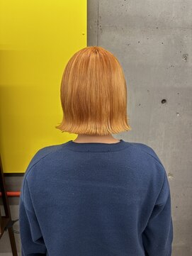クリーム(CREAM) 切りっぱなしオレンジボブ♪
