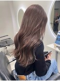 ◯ブリーチなしピンクベージュ