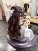 エヌエービー 池袋店(N.A.B.) ハーフアップ