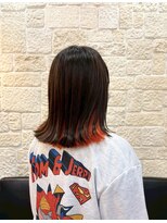 ヴァン カウンシル 川口店(VAN COUNCIL)&nbsp;オレンジ×インナー【東川口　インナーカラー】