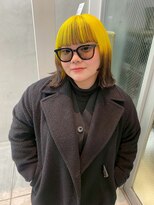 ロペ(ROPE.)&nbsp;切りっぱなしロブ×イエローグラデーション