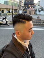 イエローコーン 金沢文庫店(YELLOW CORN) スキンフェード/フェードカット/七三フェード/フェード/七三分け