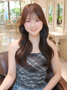 ヘア ルミナス バイ フォルテ(HAIR LUMINAS by FORTE) 縮毛矯正/ストレートパーマ/くびれヘア/アプリコットオレンジ