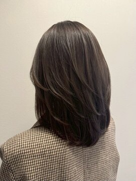 ムード(MOOD,) 暗めカラー/グランマッシュ[レイヤーカット/髪質改善/銀座]