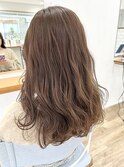 ゆるふわカール×ブラウンベージュ