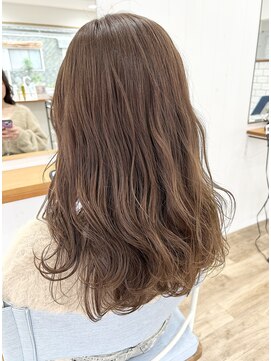 シーン(scene) ゆるふわカール×ブラウンベージュ