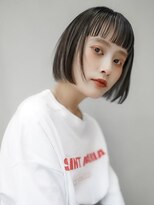 ギークス(GEEKS)&nbsp;【GEEKS渋谷】オン眉ボブ/アンブレラカラー/初ブリーチ/冬カラー