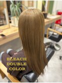 若葉台で楽しむブリーチを使ったダブルカラー