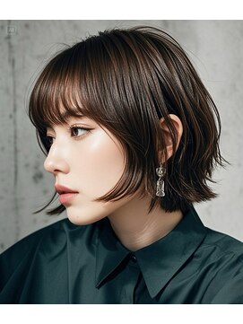 エイチ ウルフカット 大阪梅田(811) ハイライトくびれボブセミロングクラゲヘアショートウルフ