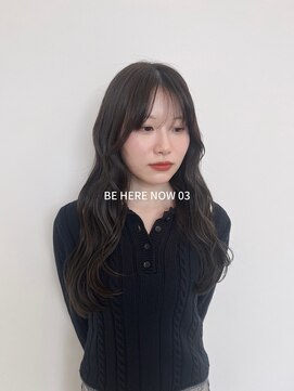 ビーヒアナウ N゜03 金沢駅西店(BE HERE NOW) 【韓国ヘア/レイヤーカット/アッシュブラウン】