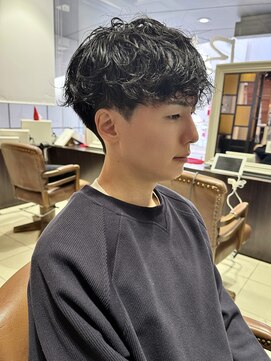 色気と立体感◎マッシュ×シャドウ