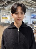 韓国シースルーセンターパートシャギーダウンパーマカルマパーマ