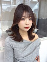 ロンドメリア 天神大名店(Lond Melia)&nbsp;着物ヘア/大人ガーリー/ダークアッシュ/似合わせカット