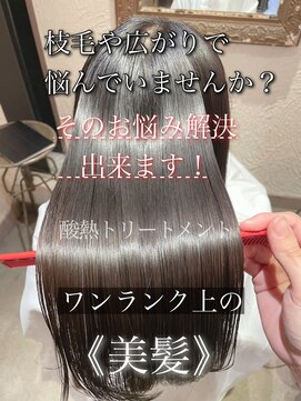 髪質改善と縮毛矯正の専門店 サンティエ(scintiller) 髪質改善酸熱トリートメント