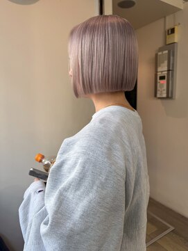 ブリックバイブレイス 千葉 千葉中央(brick by brace) 千葉駅/着物ヘア/大人ガーリー/ダークアッシュ/似合わせカット