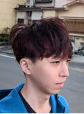 インナーカラー×マッシュ　【京都市　理容室】