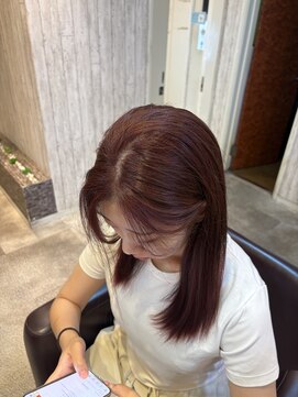 ロッカ ヘアーイノベーション(rocca hair innovation) ワンカラーでできるボルドーレッド