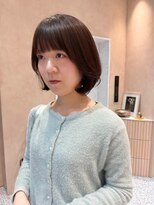 オン キャナルシティ博多前店(on) 【晴音】フレンチボブ/ラベンダーブラウン/20代